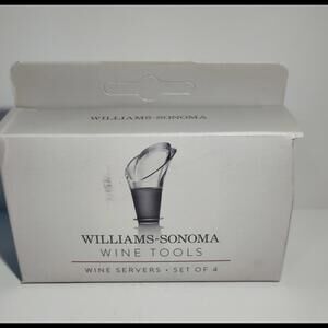 NIB William-Sonoma Wine Servers Set of 4